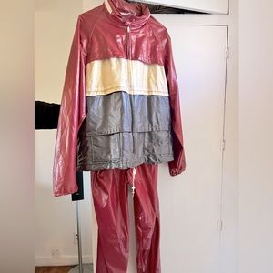 80s nylon track suit vintage